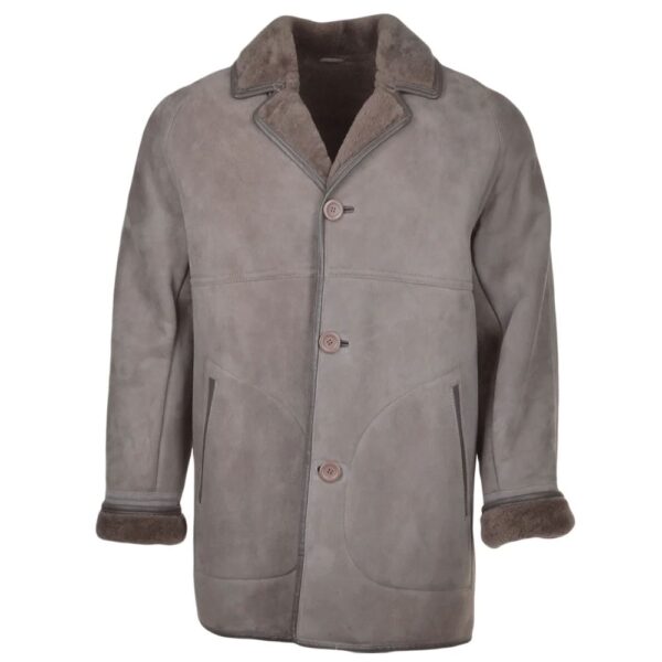 Hektor Men’s Gray Sheepskin Coat