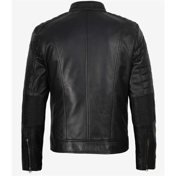 Men’s Black Lambskin Leather Jacket