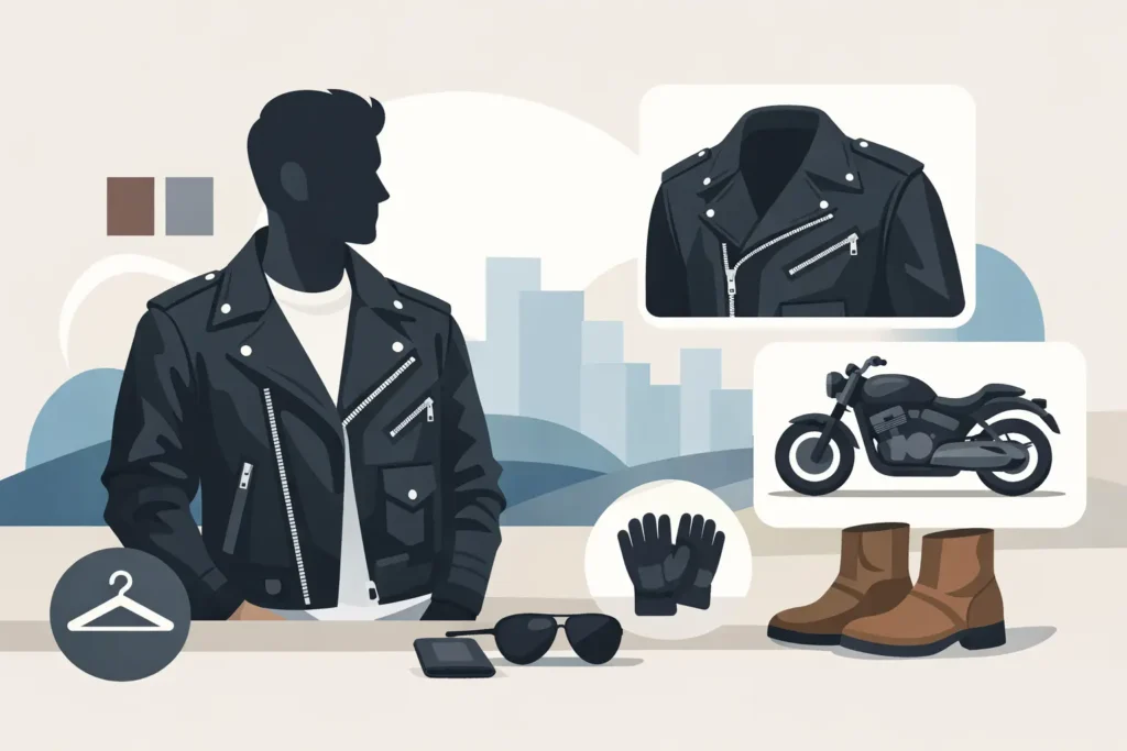 Mens Biker Leather Jacket Buying Guide